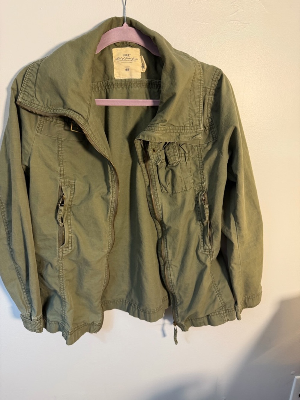 H&M Olive Utility Field Jacket